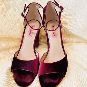 Betsey Johnson Suede Heels